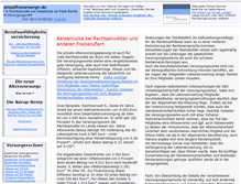 Tablet Screenshot of anwaltsvorsorge.de